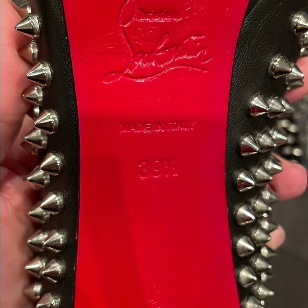 Christian Louboutin Pigalle Plato spiked heels - Picture 8 of 9